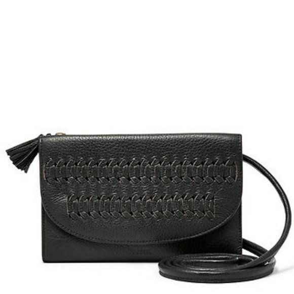Fossil Black Leather Wallet Purse - Sophia - Picture 1 of 9